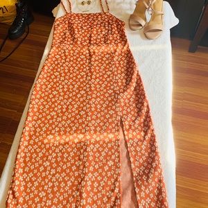 Zara Orange Dress
